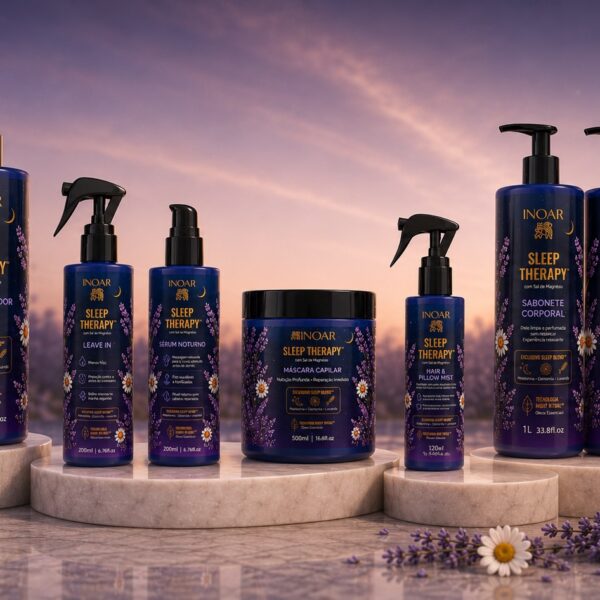 Conceito Sleep Therapy™ da INOAR lança nova categoria de Beauty Wellness no Brasil.
