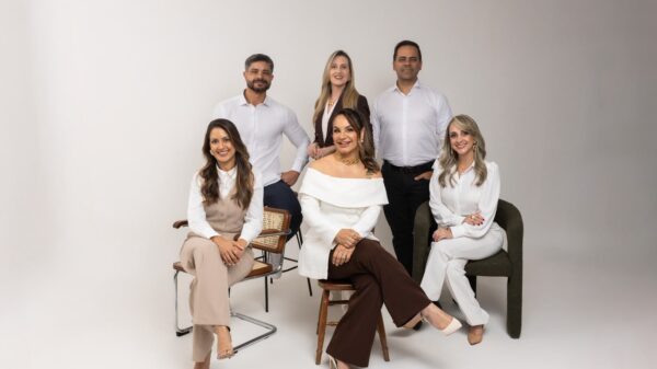 Fernanda Alcântara, Tiago Matheus, Ricardo Alcântara, Carla Alcântara, Ariane Soares e Mariana Lavagnini