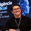 Janiel Kempers, durante palestra sobre uso de IA.