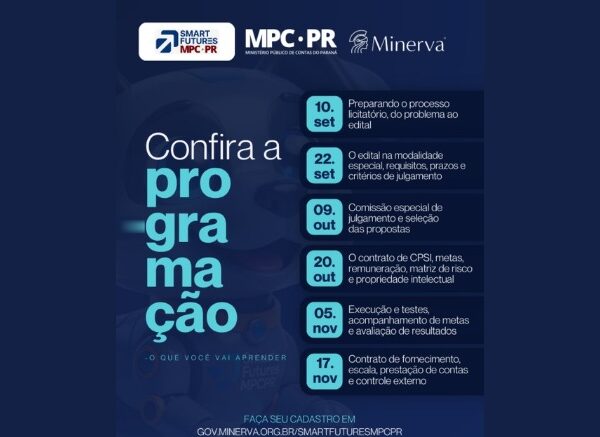Smart Futures MPCPR é um programa gratuito de capacitação em compras públicas de inovação.
